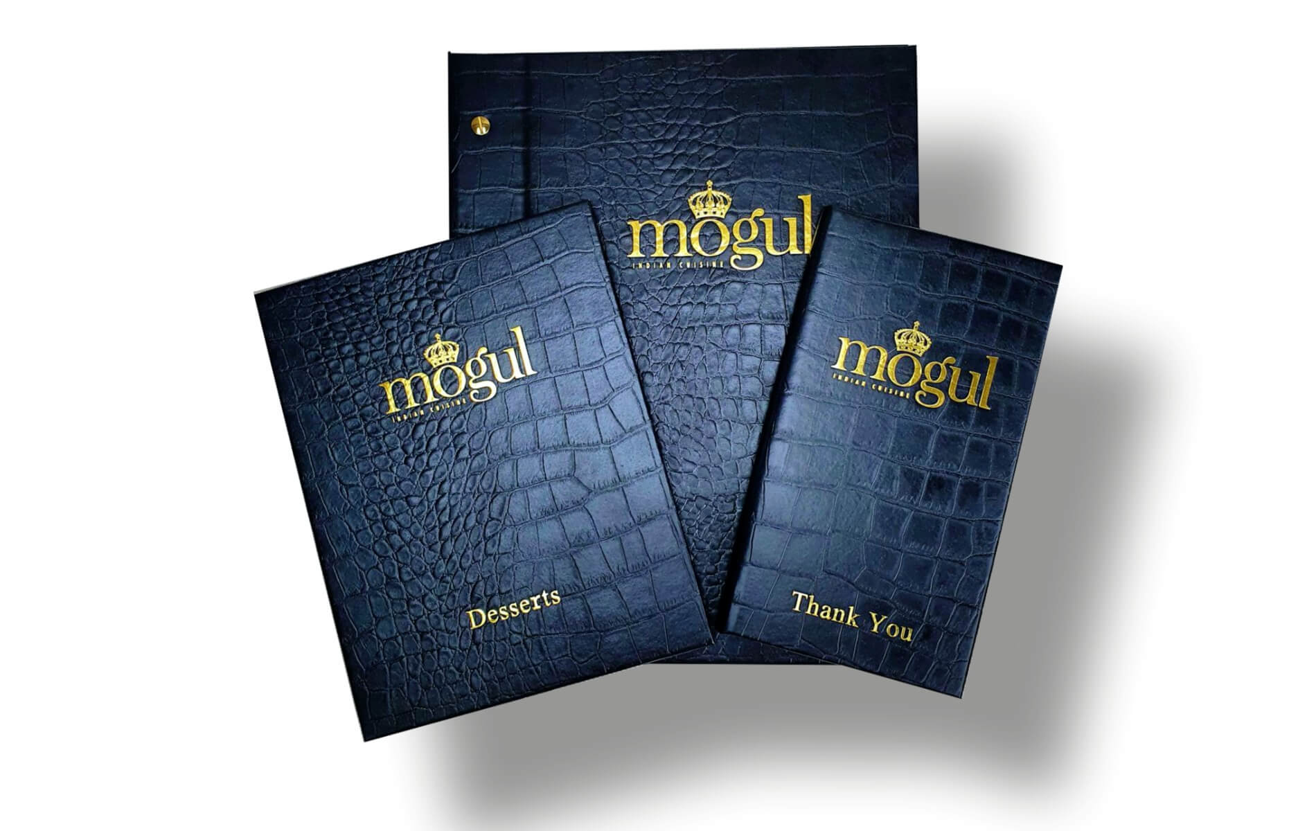 Canberra Recycling Leder -Menüabdeckungen