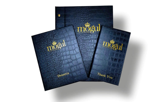 Canberra Recycling Leder -Menüabdeckungen