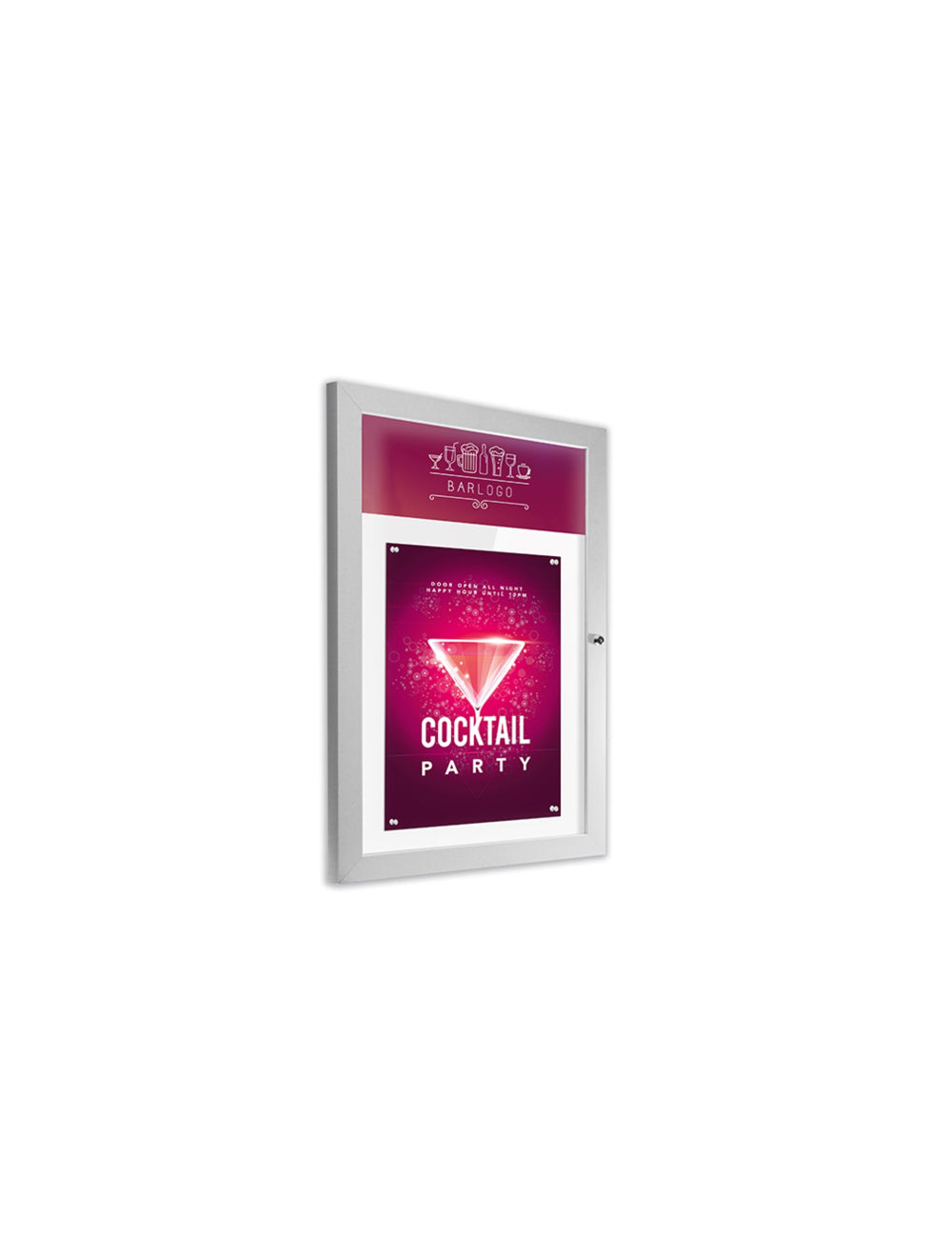 Slimlock -Beleuchtung Menükoffer