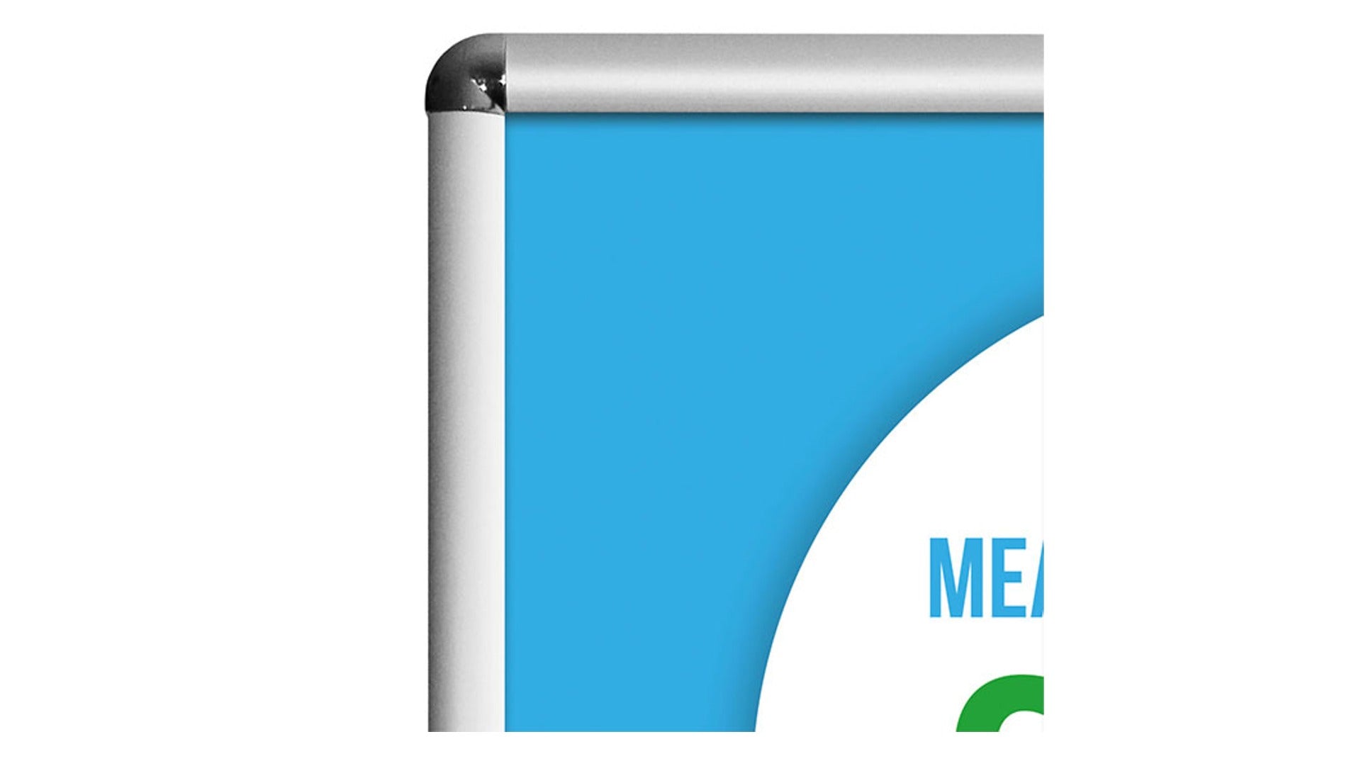 Snap Frame A -Board -Fahrbahnzeichen - Schwarz