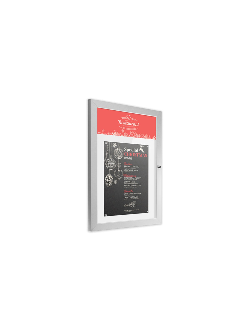 Slimlock -Beleuchtung Menükoffer