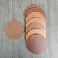 Sattelleder 10 cm Leder Coaster (Verkaufsartikel)