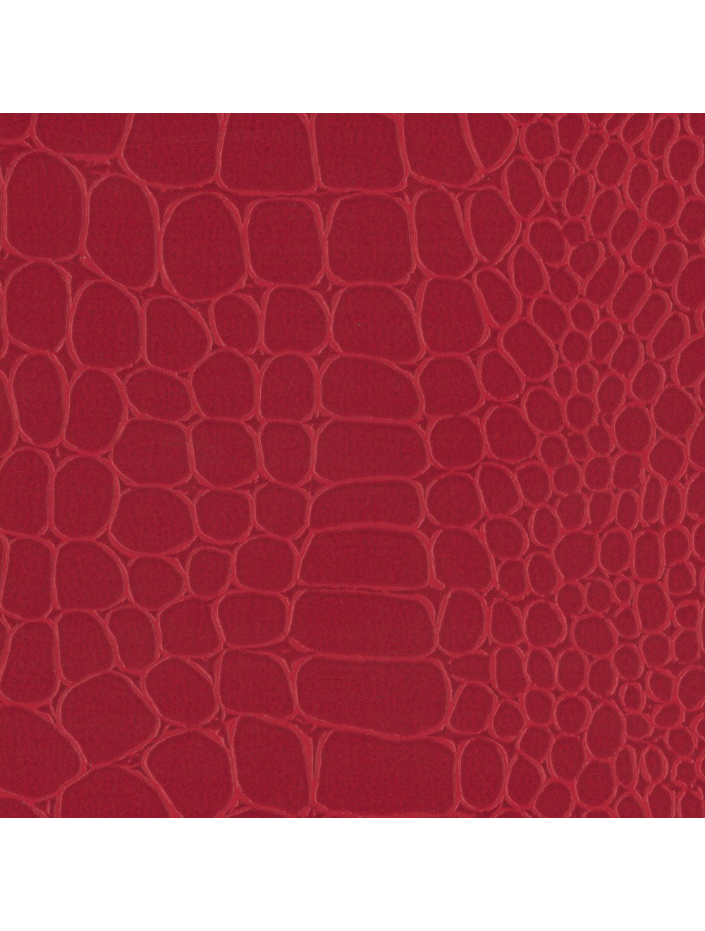 Berlin Croco Persisches rotes Material Swatch